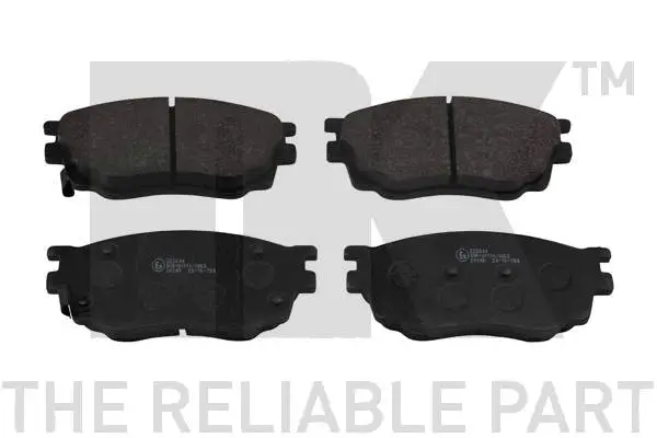 Brake Pad Set, disc brake (223244)