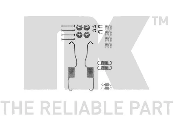 Accessory Kit, parking brake shoes (7945728)