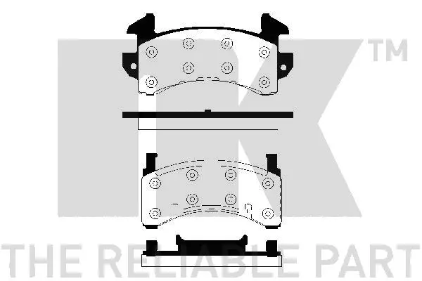 Brake Pad Set, disc brake (229204)