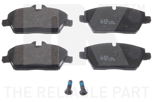 Brake Pad Set, disc brake (221556)