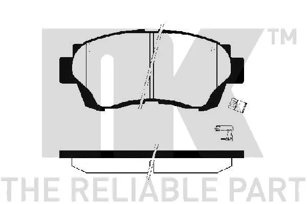 Brake Pad Set, disc brake (224535)