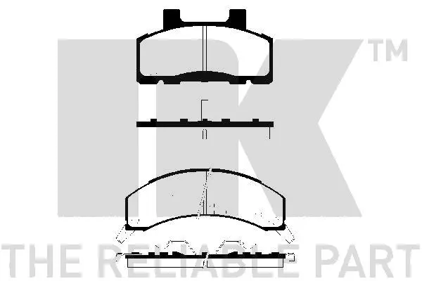 Brake Pad Set, disc brake (229205)