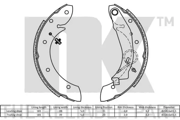 Brake Shoe Set
