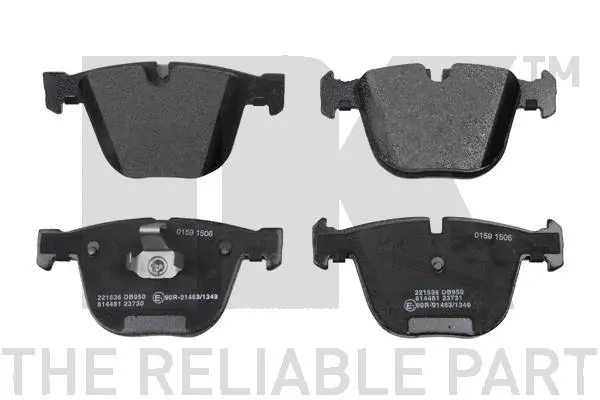 Brake Pad Set, disc brake (221536)