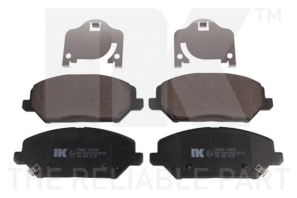 Brake Pad Set, disc brake (223462)