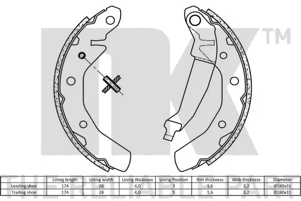 Brake Shoe Set