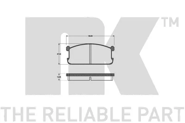 Brake Pad Set, disc brake (223001)