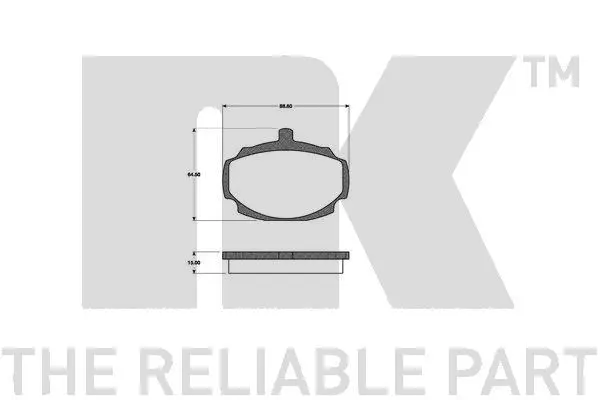 Brake Pad Set, disc brake (229916)