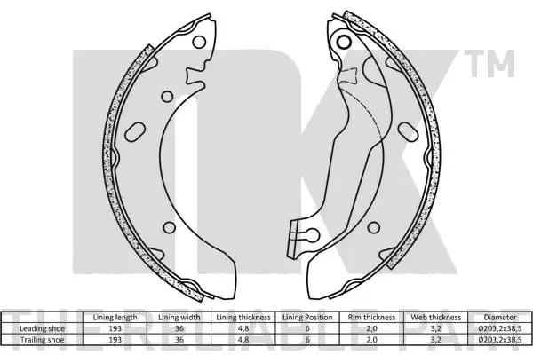 Brake Shoe Set