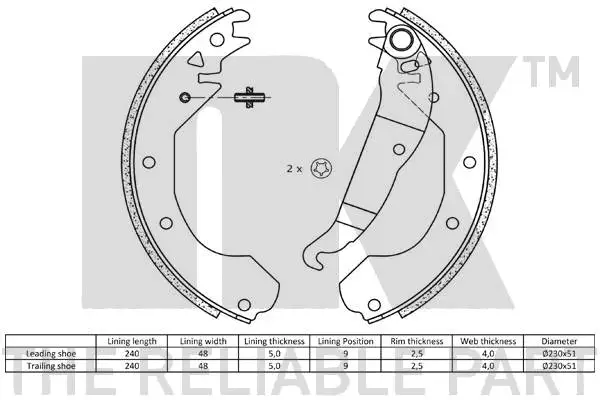Brake Shoe Set