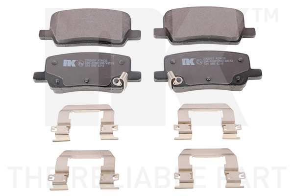 Brake Pad Set, disc brake (2266007)