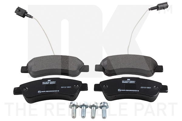 Brake Pad Set, disc brake (221978)
