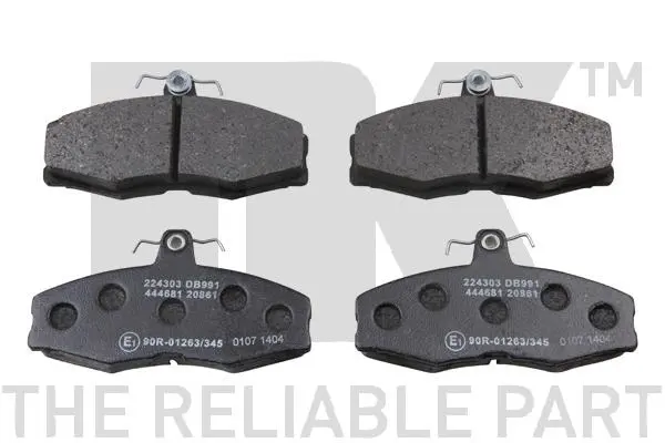 Brake Pad Set, disc brake (224303)