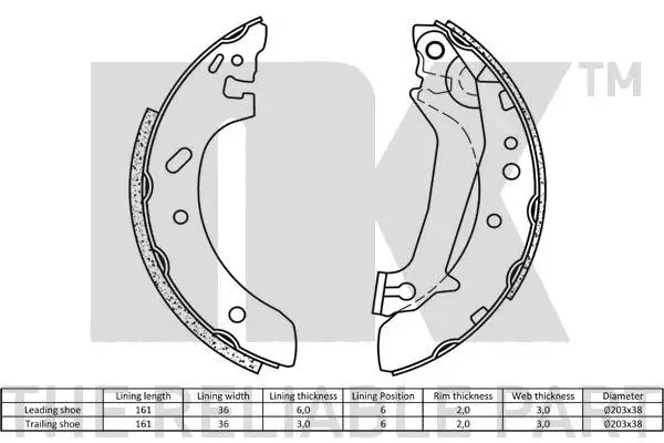 Brake Shoe Set