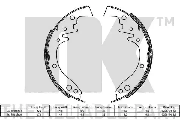Brake Shoe Set