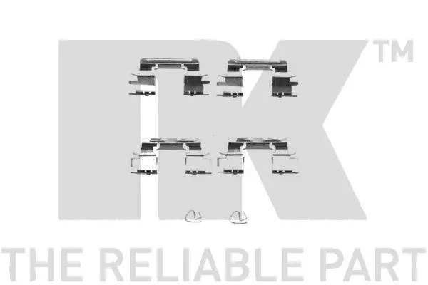 Accessory Kit, disc brake pad (79451613)