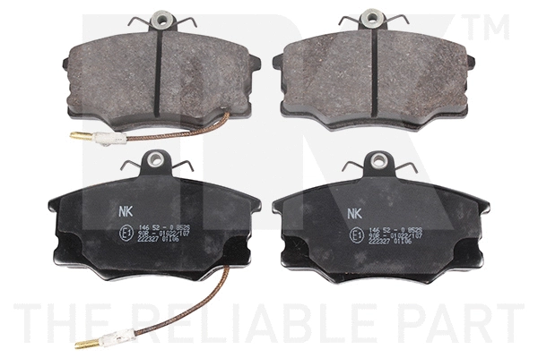 Brake Pad Set, disc brake (222327)