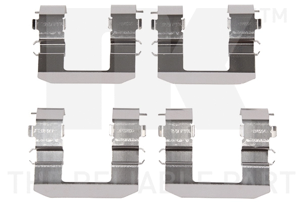 Accessory Kit, disc brake pad (79361704)