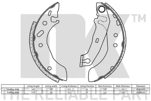 Brake Shoe Set