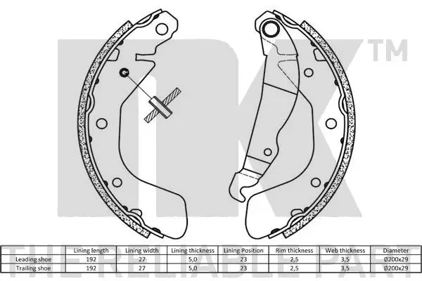 Brake Shoe Set