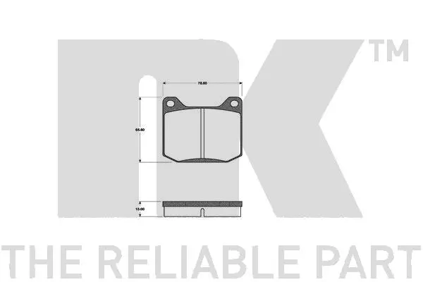 Brake Pad Set, disc brake (221803)