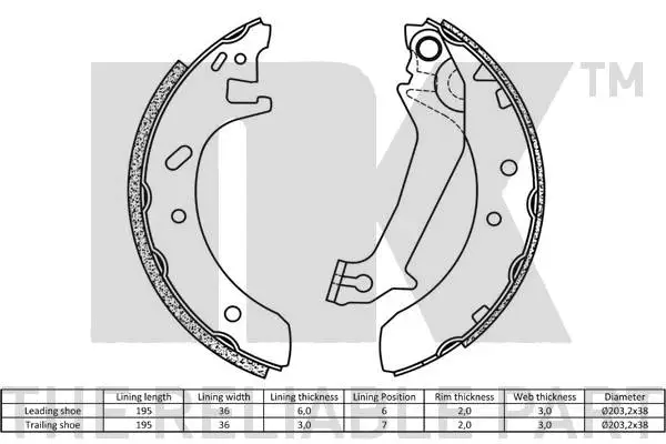 Brake Shoe Set