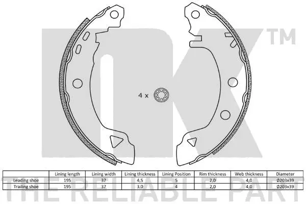 Brake Shoe Set