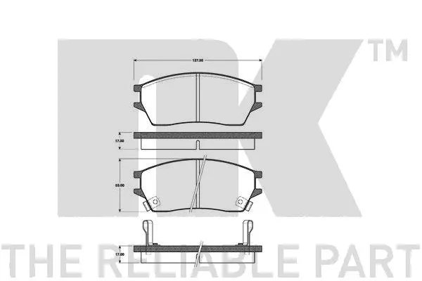 Brake Pad Set, disc brake (222614)