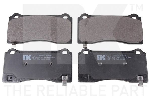 Brake Pad Set, disc brake (2266004)