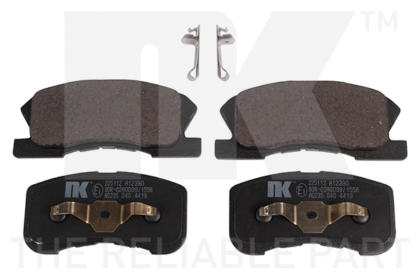 Brake Pad Set, disc brake (225112)