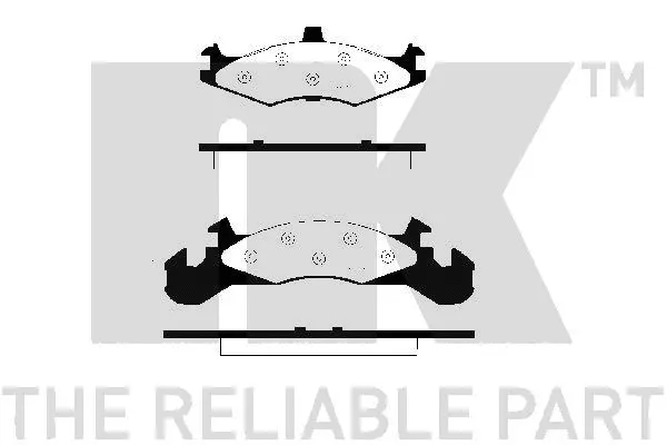 Brake Pad Set, disc brake (229304)