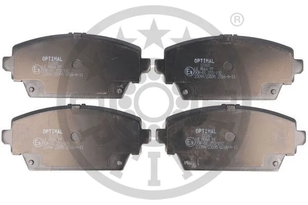 Brake Pad Set, disc brake (12165)
