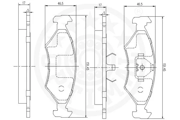 Brake Pad Set, disc brake