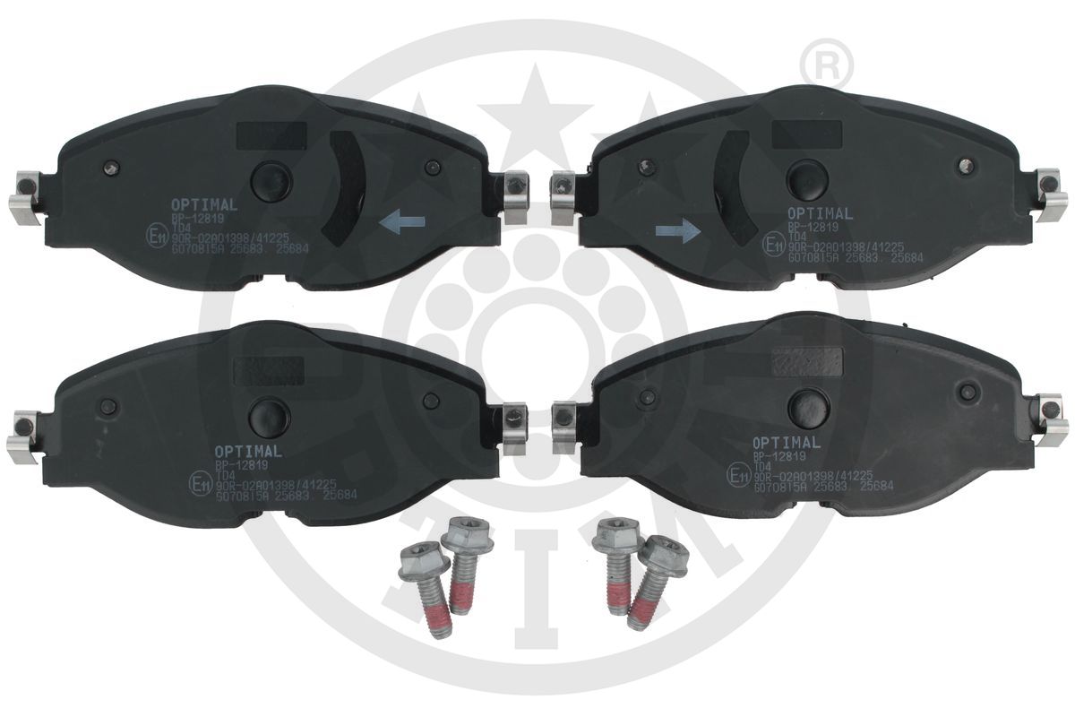 Brake Pad Set, disc brake (BP-12819)