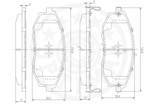 Brake Pad Set, disc brake