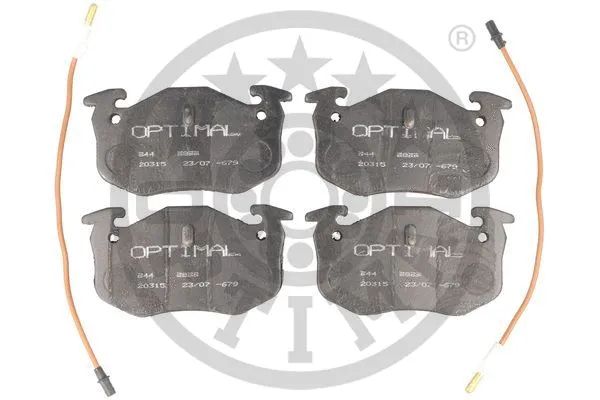Brake Pad Set, disc brake (9899)