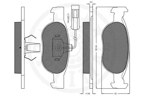 Brake Pad Set, disc brake