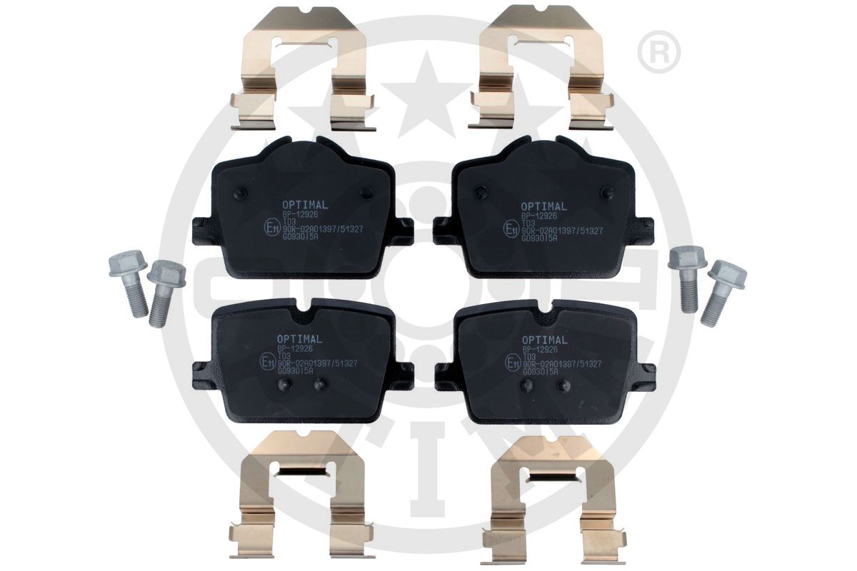 Brake Pad Set, disc brake (BP-12926)