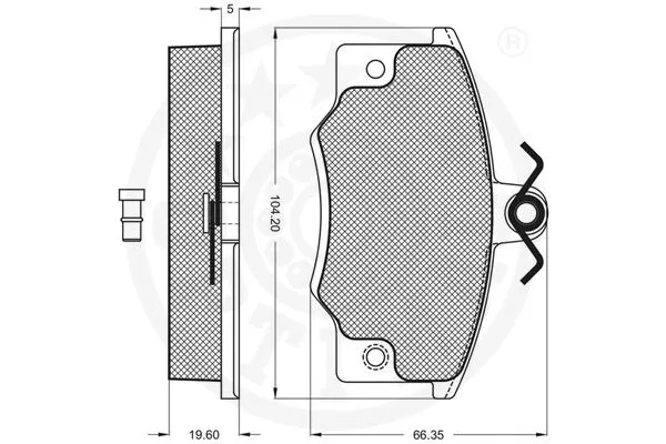 Brake Pad Set, disc brake