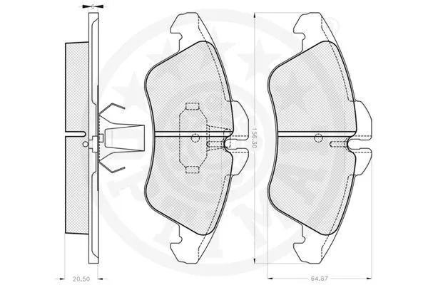 Brake Pad Set, disc brake
