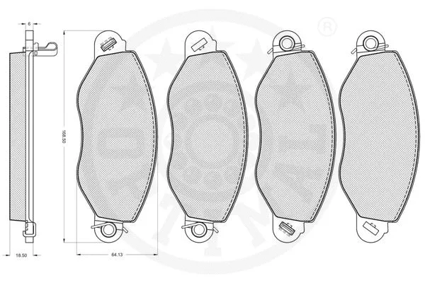 Brake Pad Set, disc brake