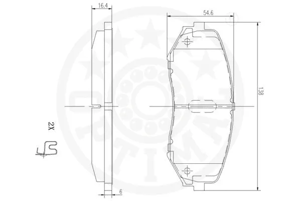 Brake Pad Set, disc brake