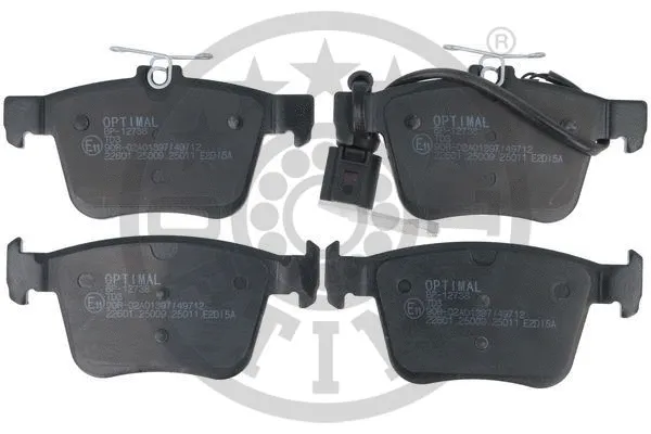 Brake Pad Set, disc brake (12738)