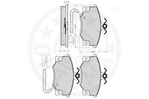 Brake Pad Set, disc brake
