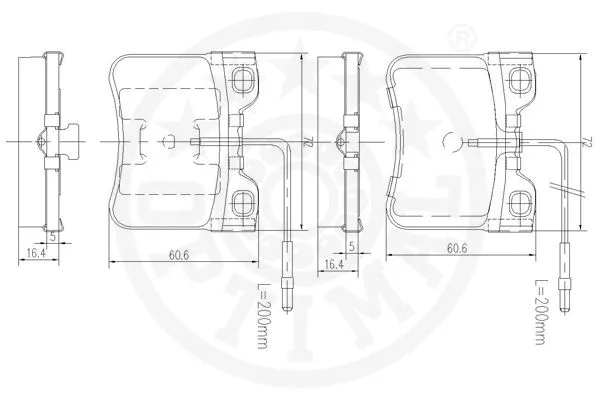 Brake Pad Set, disc brake