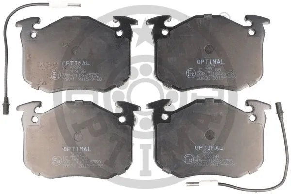 Brake Pad Set, disc brake (BP-09329)