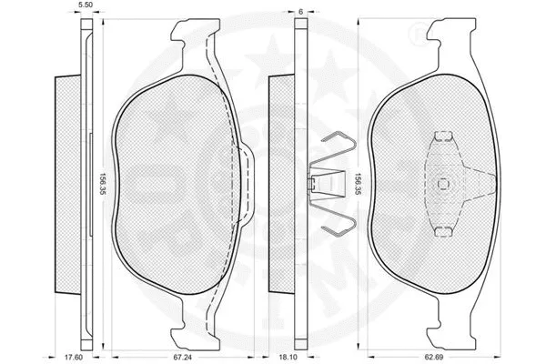 Brake Pad Set, disc brake