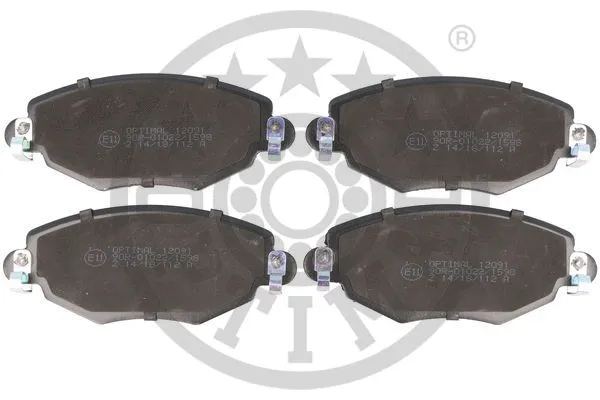 Brake Pad Set, disc brake (12091)