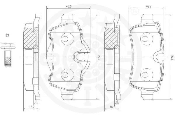 Brake Pad Set, disc brake