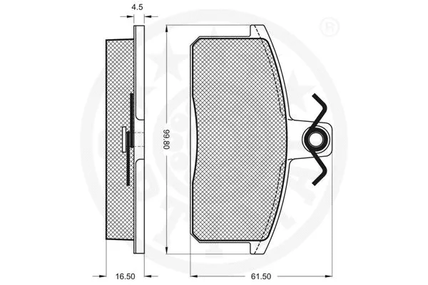 Brake Pad Set, disc brake